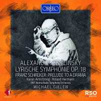 Cover Zemlinksy: "Lyrische Symphonie" mit einem Foto von Michael Gielen