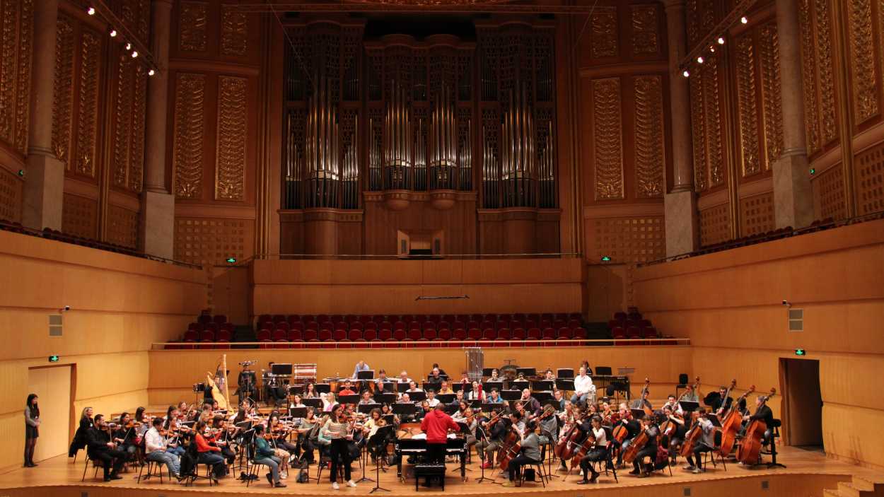 Wuhan Qintai Concert Hall innen