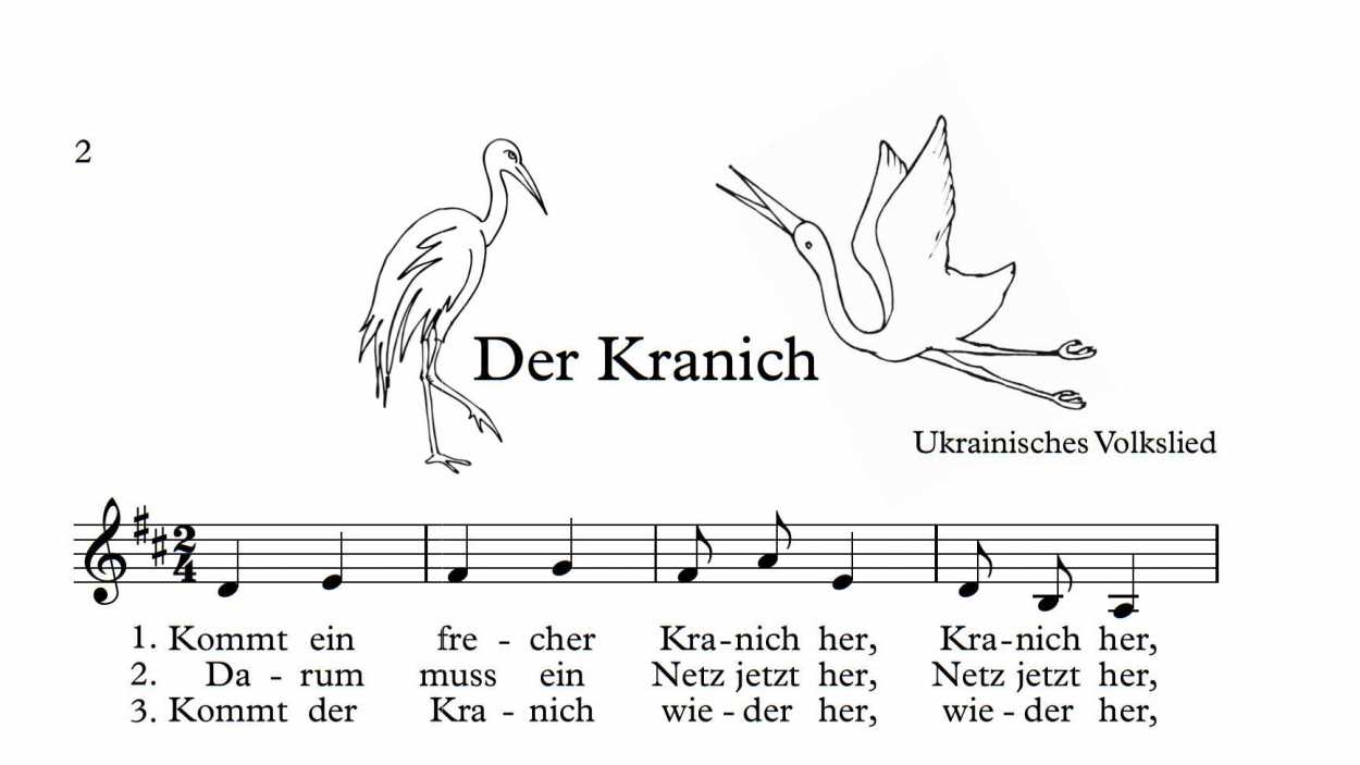 Der Kranich; Ukrainisches Volkslied