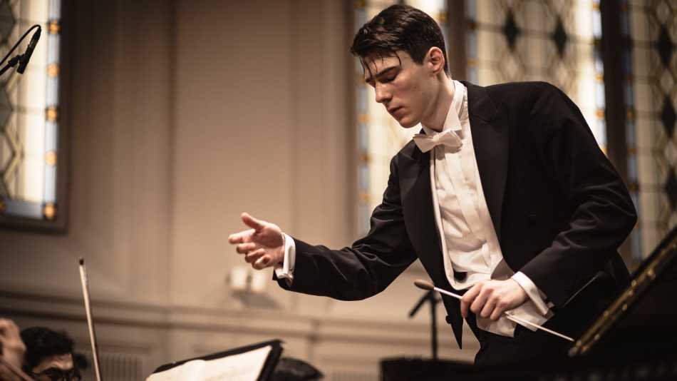 Andrej Vesel als Dirigent im Mozartsaal des Konzerthauses