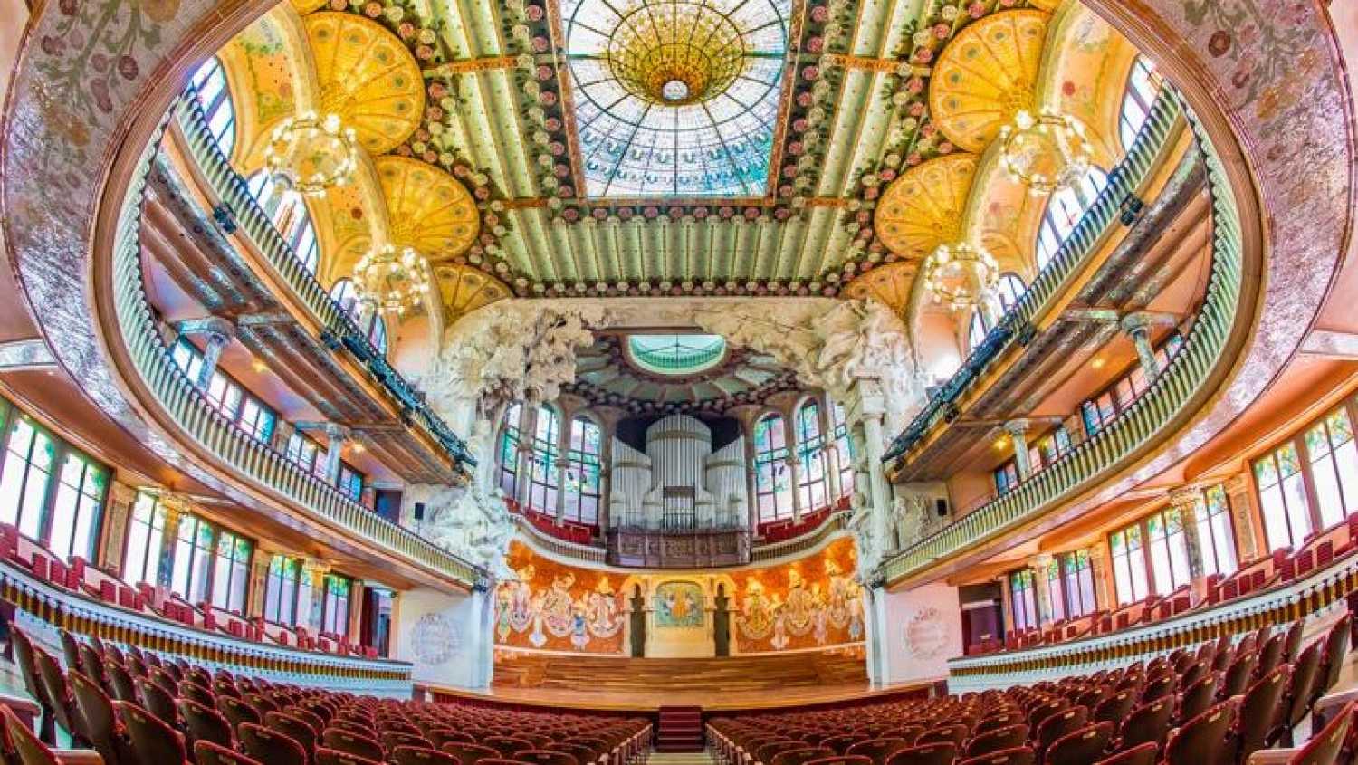 Palau de la Música Catalana von innen